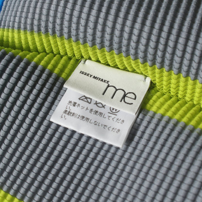 トップス 長袖 グレー ライトイエロー マルチカラー イッセイミヤケ トップス ISSEY MIYAKE