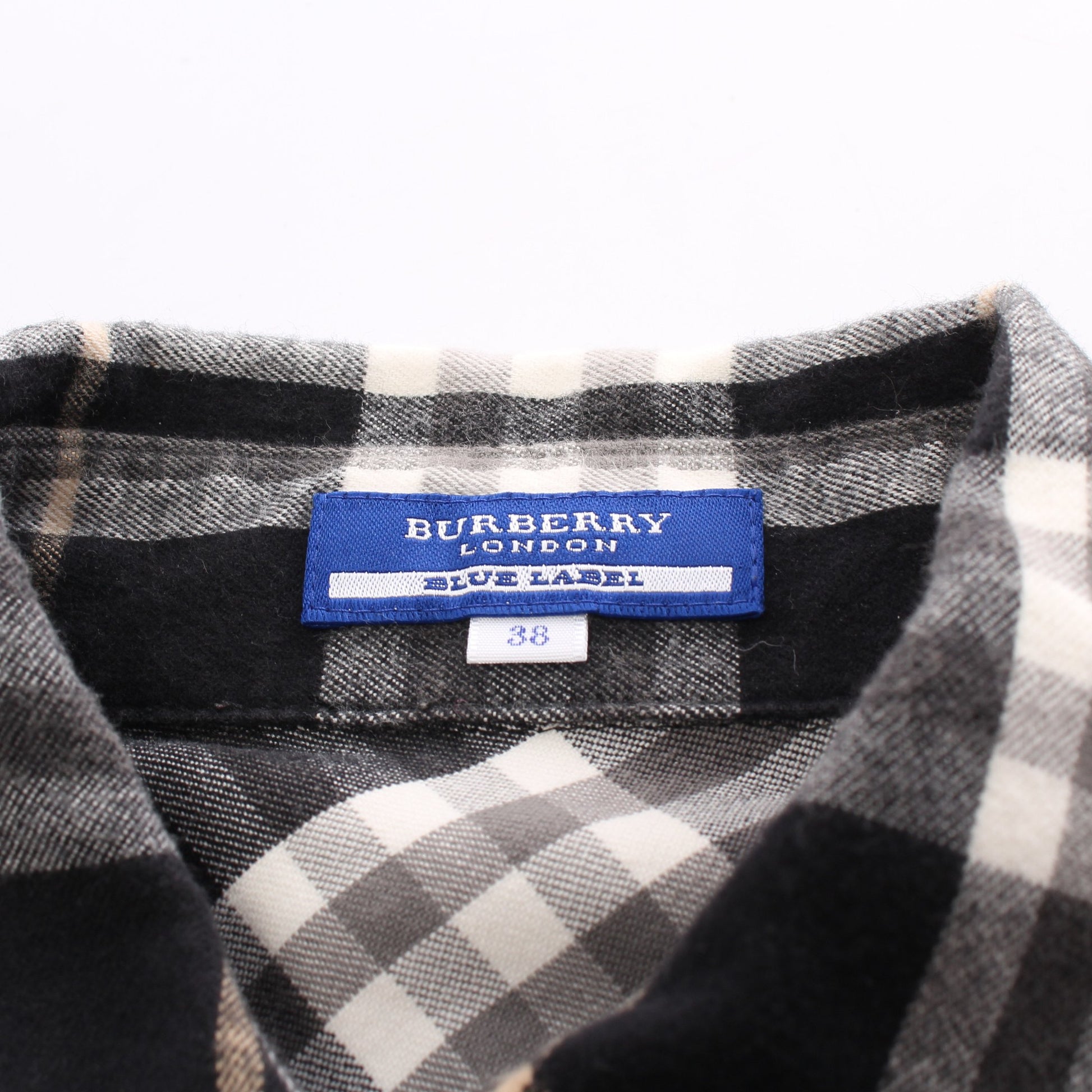 チェック シャツ コットン ブラック マルチカラー バーバリーロンドン トップス BURBERRY LONDON