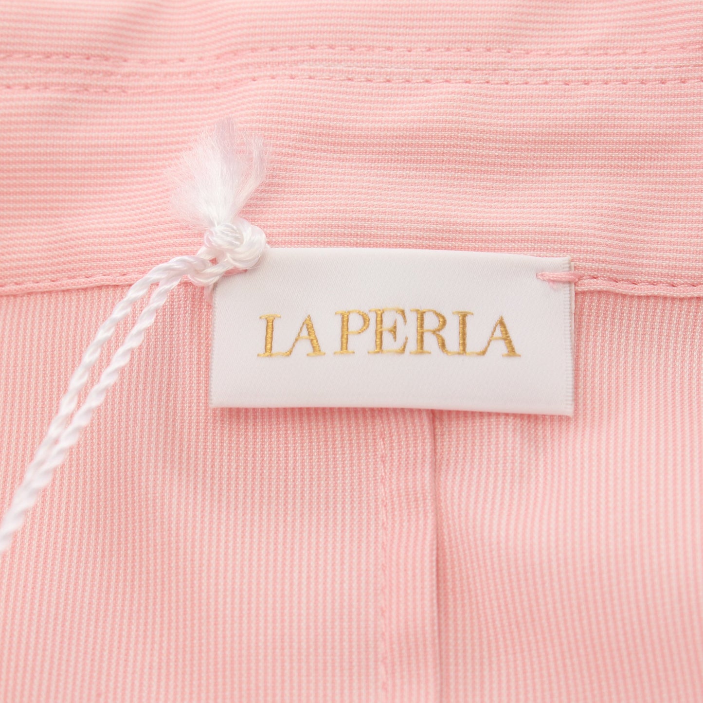 シャツ コットン ピンク ラペルラ トップス La Perla