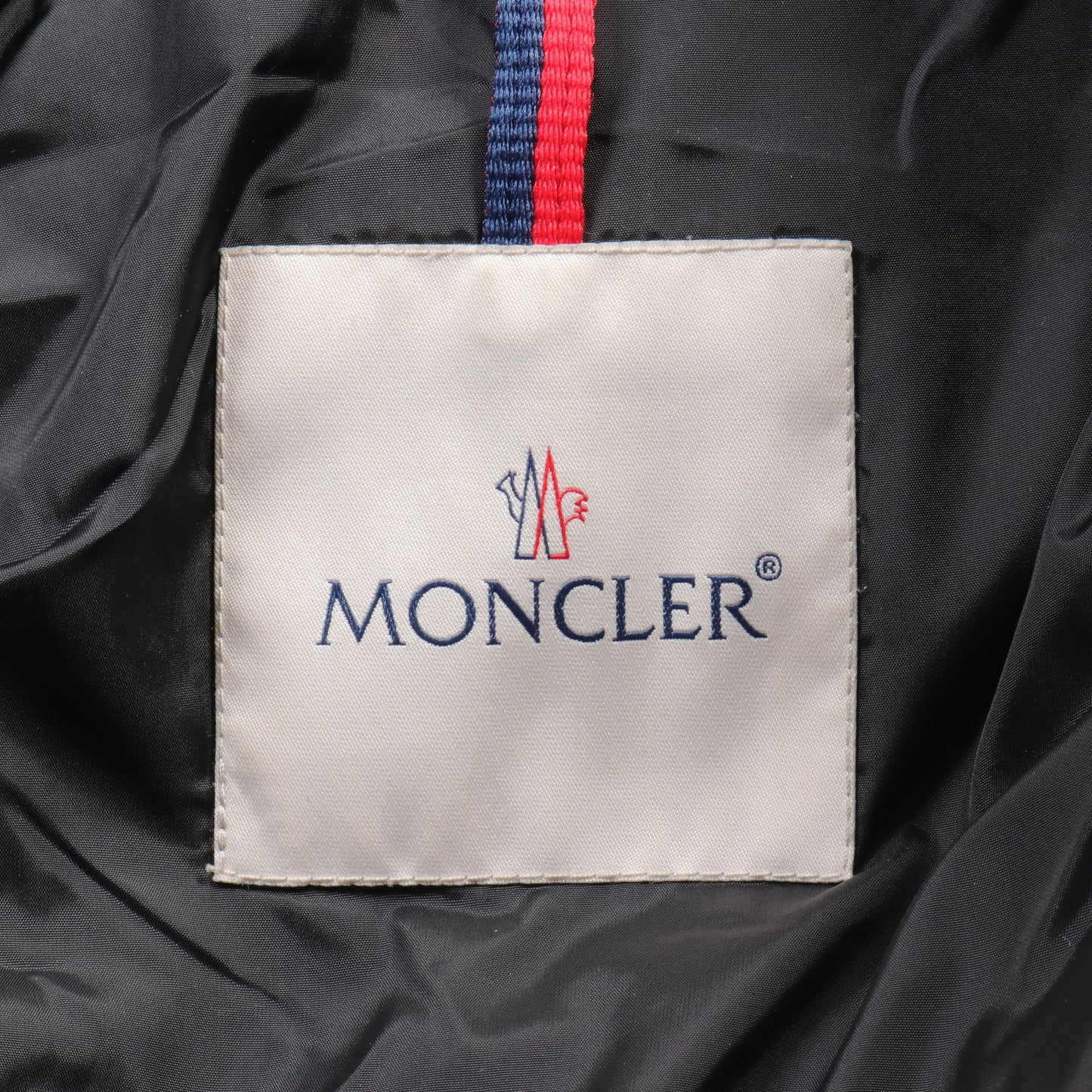 TALEVE タレブ ダウンコート ナイロン レザー ブラック フード付き モンクレール アウター MONCLER