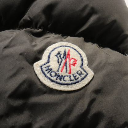 TALEVE タレブ ダウンコート ナイロン レザー ブラック フード付き モンクレール アウター MONCLER