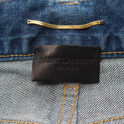 STRAIGHT JEANS デニムパンツ コットン インディゴブルー サンローランパリ ボトムス SAINT LAURENT PARIS