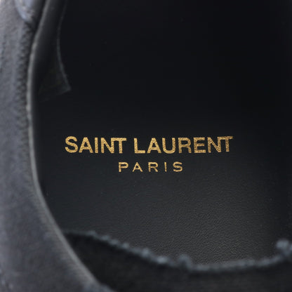 COURT CLASSIC スニーカー キャンバス レザー ブラック サンローランパリ シューズ SAINT LAURENT PARIS