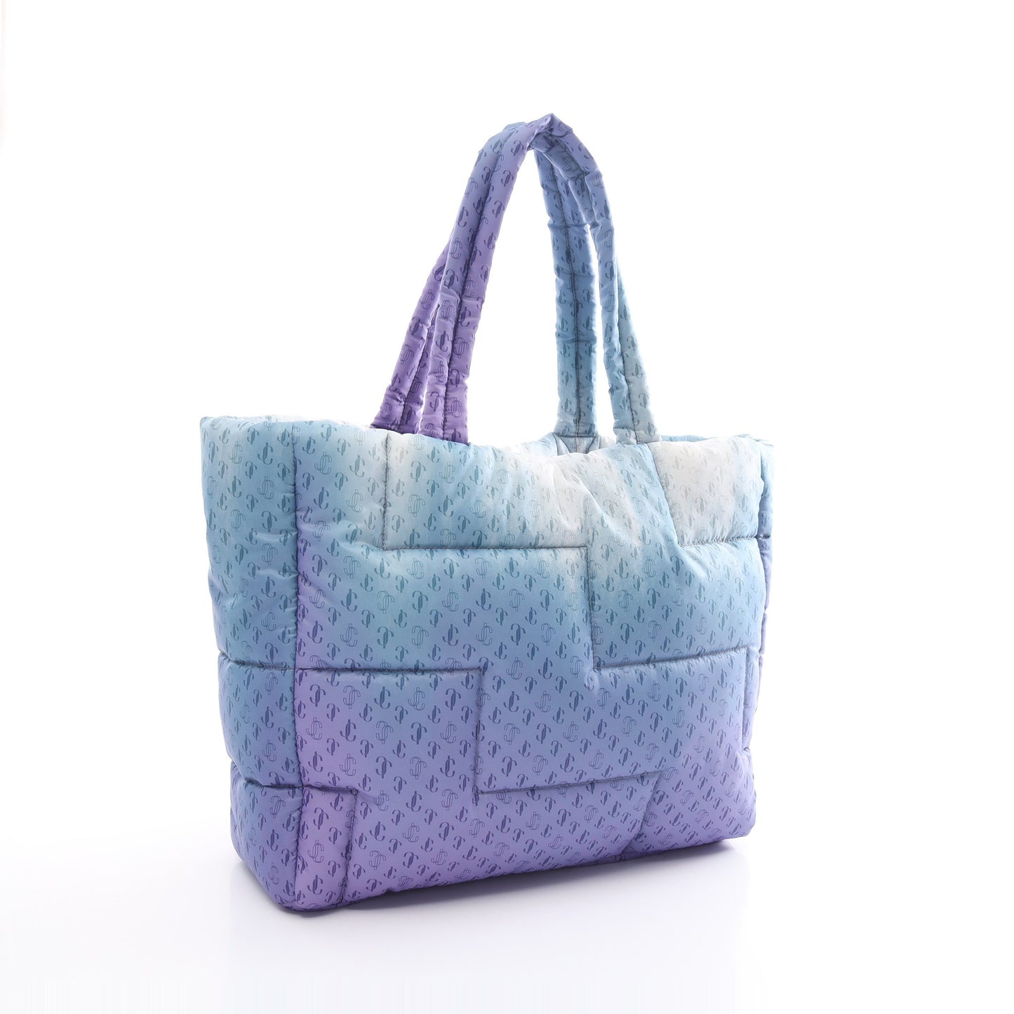 LAYA SOFT TOTE ハンドバッグ トートバッグ ナイロン パープル マルチカラー ジミーチュウ バッグ JIMMY CHOO