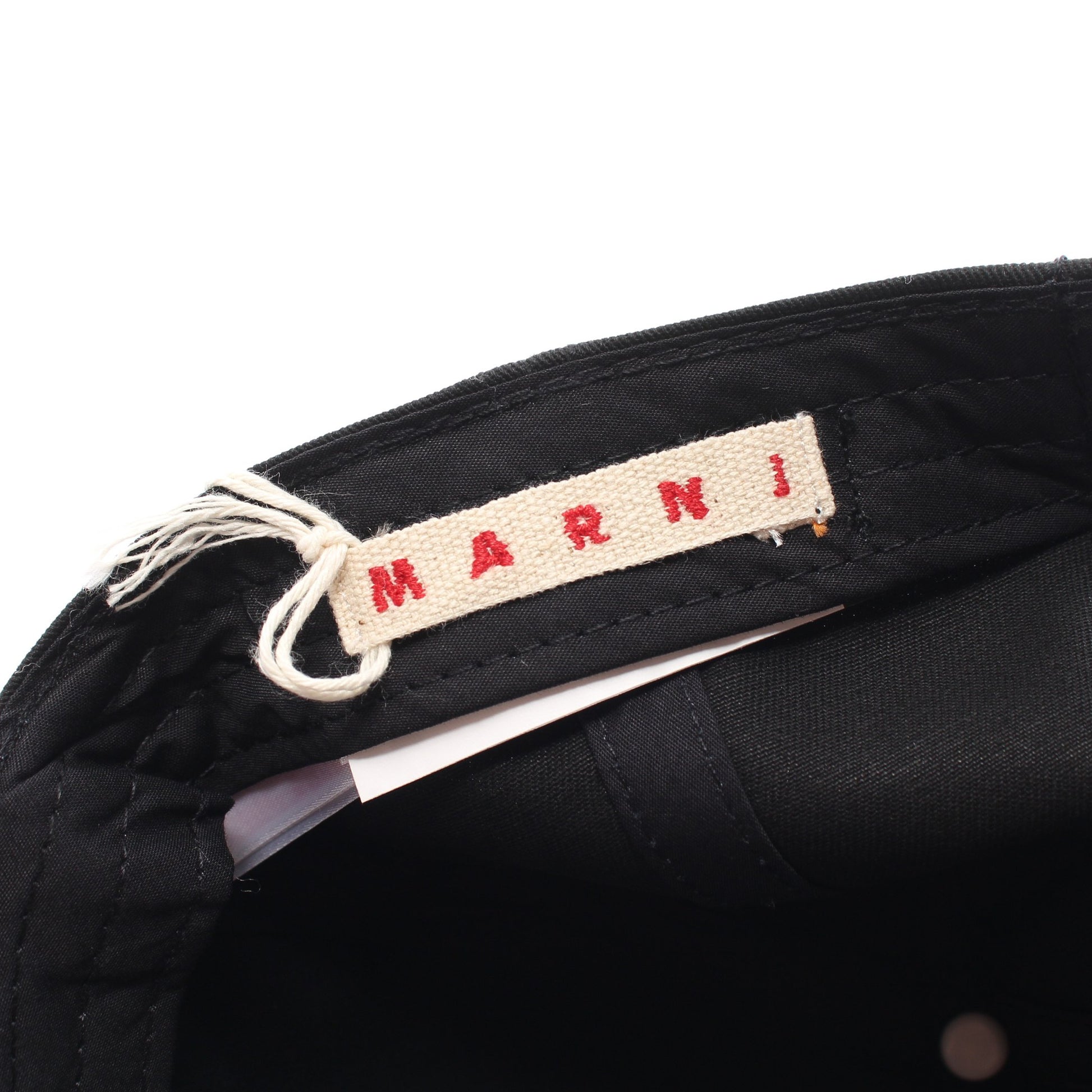 帽子 キャップ ロゴプリント コットン ブラック マルチカラー マルニ 財布・小物 MARNI