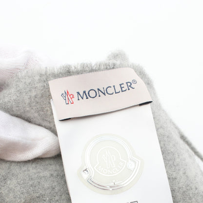 マフラー ロゴワッペン ウール グレー モンクレール 財布・小物 MONCLER