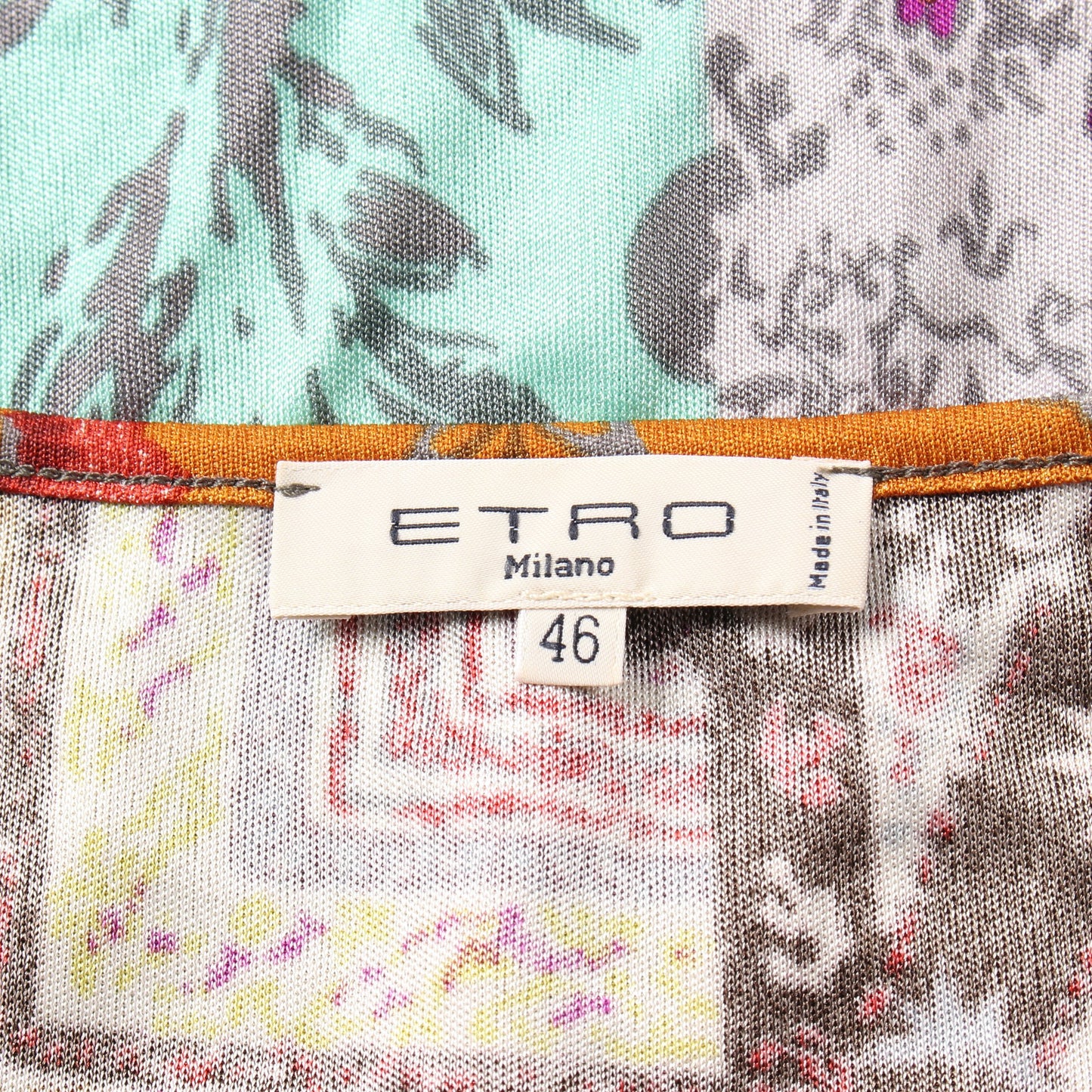 ワンピース ペイズリー パープル マルチカラー エトロ ワンピース ETRO