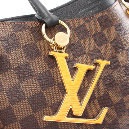 LVリバーサイド ダミエエベヌ ハンドバッグ PVC レザー ブラウン 2WAY ルイヴィトン バッグ LOUIS VUITTON