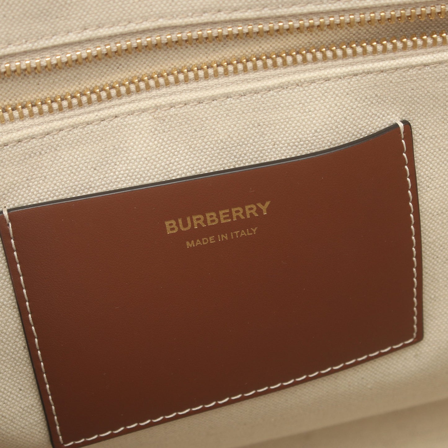 ショルダーバッグ トートバッグ キャンバス レザー ライトベージュ ブラウン バーバリー バッグ BURBERRY