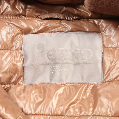 RESORT エコファー ジャケット グレーブラウン ヘルノ アウター HERNO