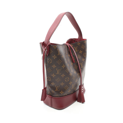 イドールNN14GM モノグラム ルビー ハンドバッグ PVC レザー ブラウン ボルドー ルイヴィトン バッグ LOUIS VUITTON