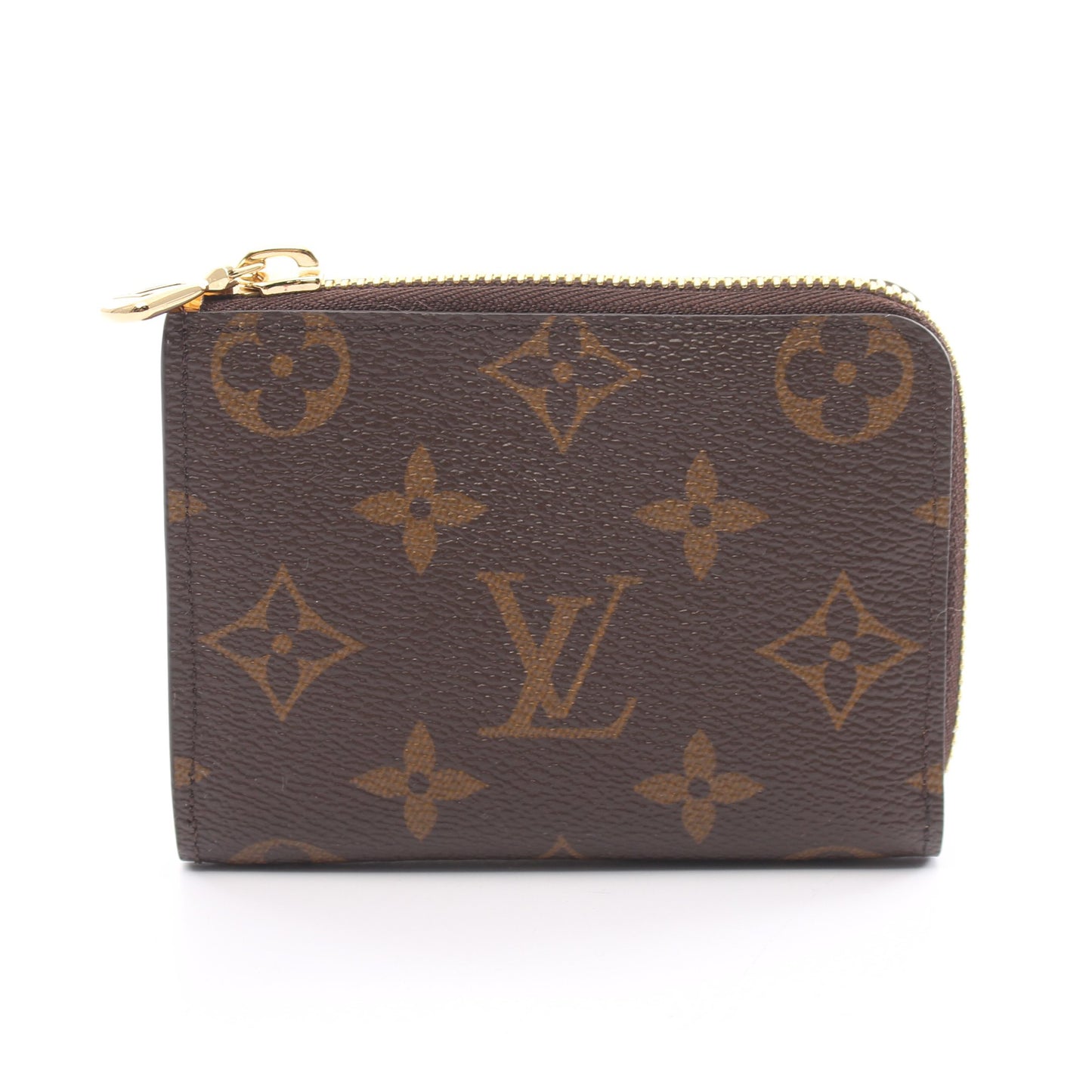 ポルトフォイユ ノア コンパクト ジョーヌ ドール カードケース コインケース PVC ブラウン ルイヴィトン 財布・小物 LOUIS VUITTON