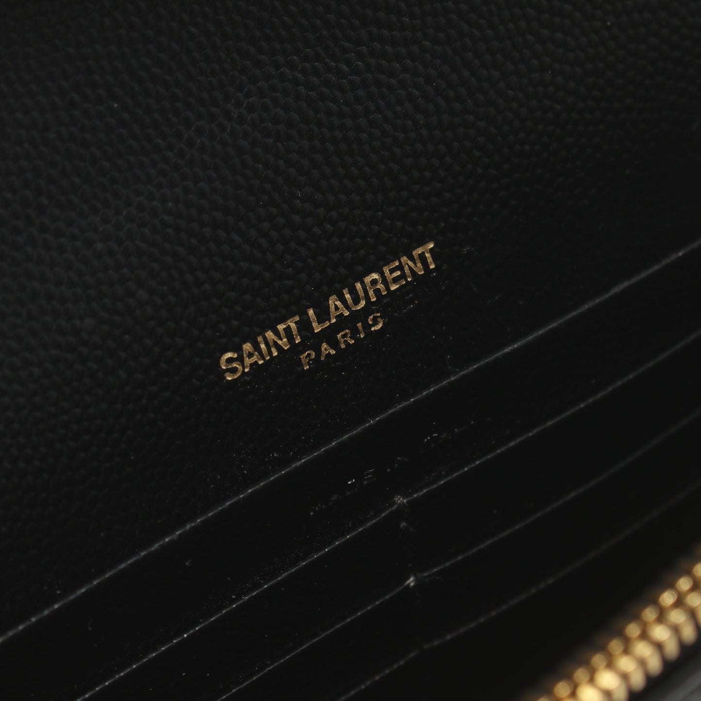 カサンドラ エンベロープ チェーンウォレット レザー ブラック イヴサンローラン バッグ YVES SAINT LAURENT