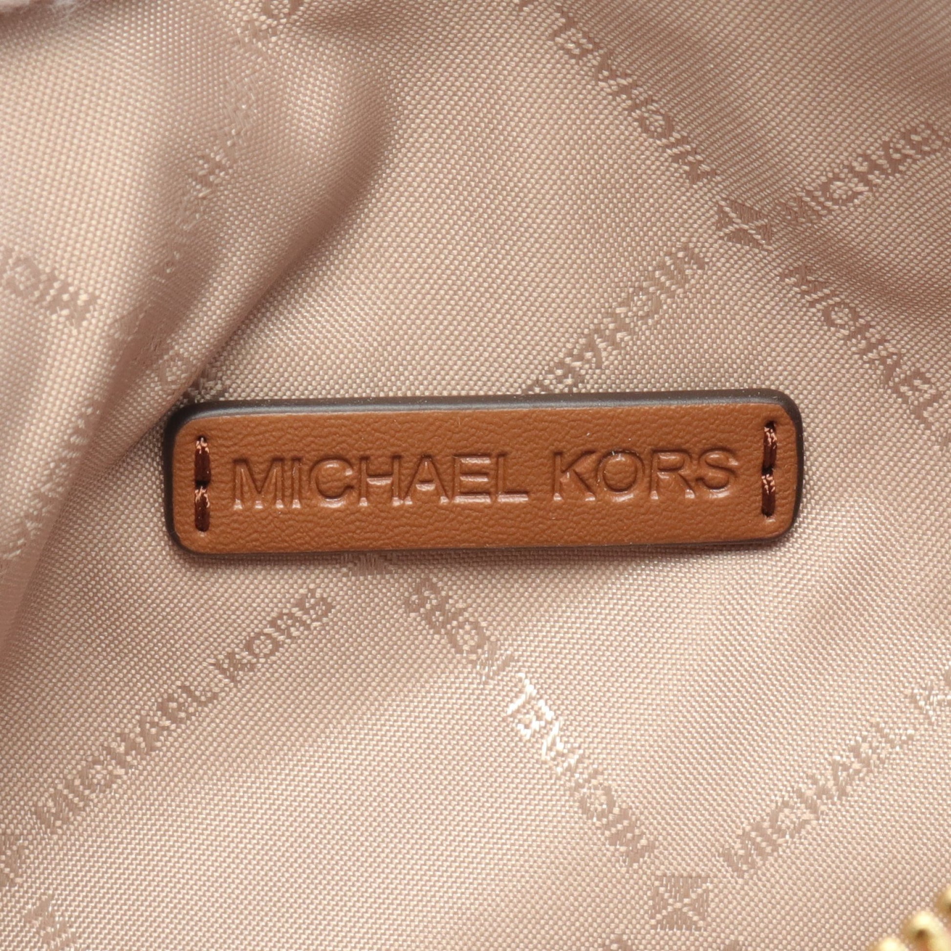 ドーバー スモール ハーフムーン ショルダーバッグ レザー ブラウン マイケルコース バッグ MICHAEL KORS