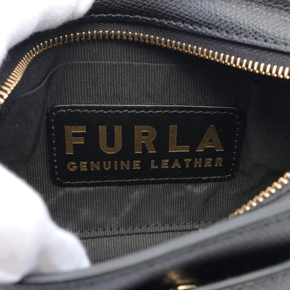 1927 ミニ クロスボディ ショルダーバッグ レザー ブラック フルラ バッグ FURLA