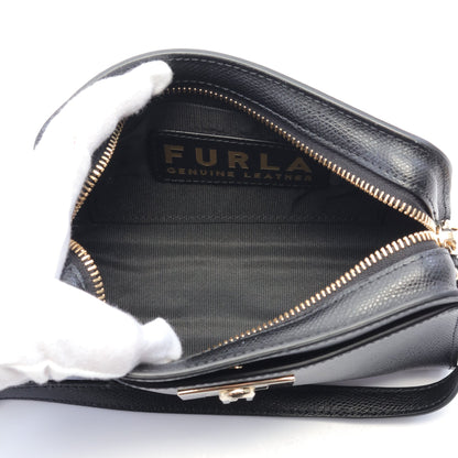 1927 ミニ クロスボディ ショルダーバッグ レザー ブラック フルラ バッグ FURLA