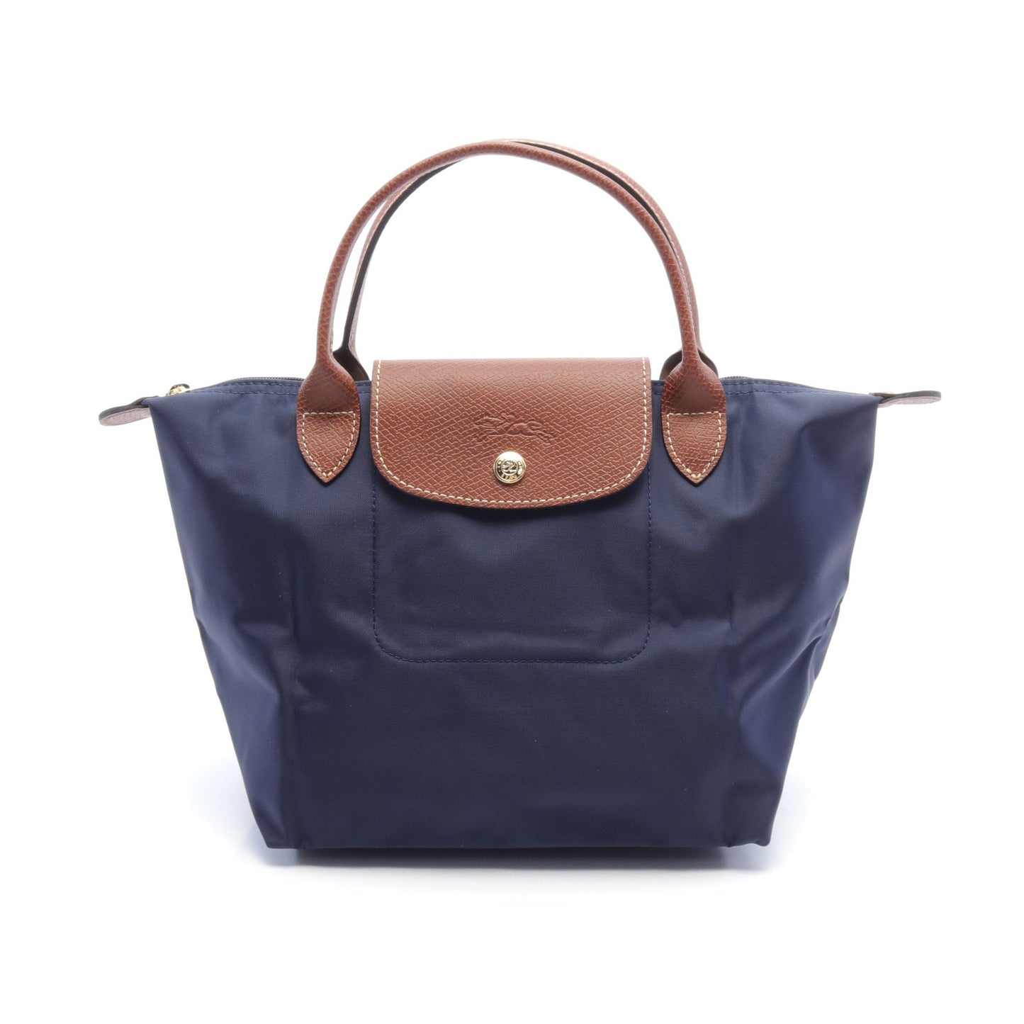 ル プリアージュ オリジナル S ハンドバッグ トートバッグ ナイロン レザー ネイビー ブラウン ロンシャン バッグ LONGCHAMP