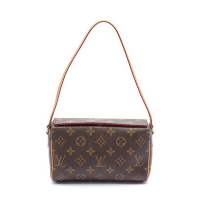 レシタル モノグラム ハンドバッグ PVC レザー ブラウン ルイヴィトン バッグ LOUIS VUITTON