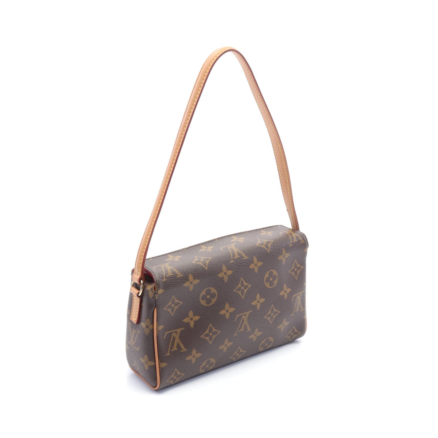 レシタル モノグラム ハンドバッグ PVC レザー ブラウン ルイヴィトン バッグ LOUIS VUITTON