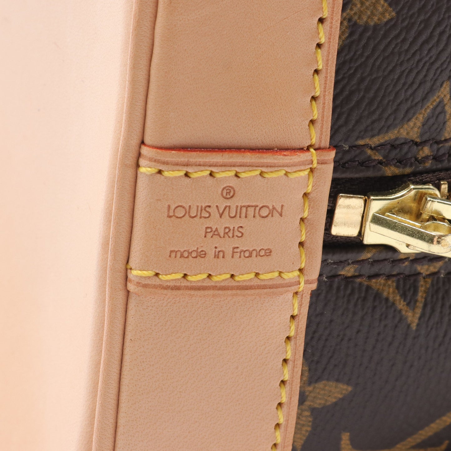 アルマPM モノグラム ハンドバッグ PVC レザー ブラウン ルイヴィトン バッグ LOUIS VUITTON