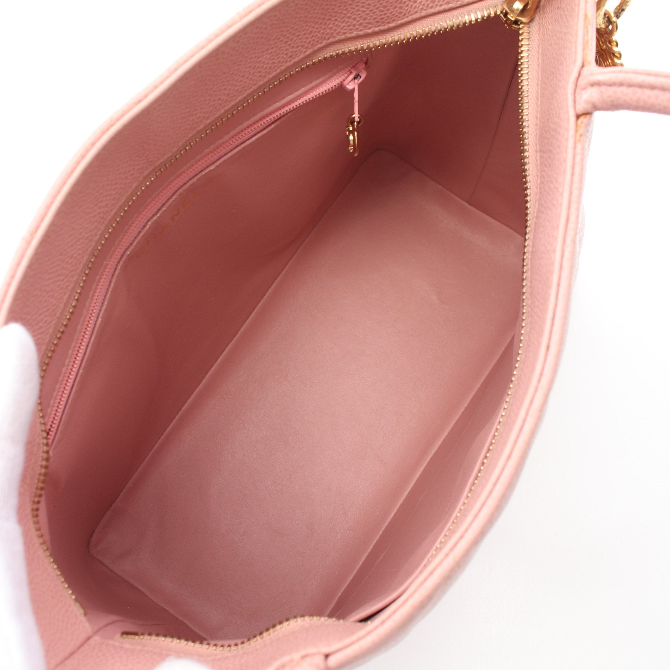 新品 CHANELシャネル 復刻トートバッグ キャビアスキン 金具ゴールドピンク 復刻トート ハンドバッグ トートバッグ キャビアスキン ピンク