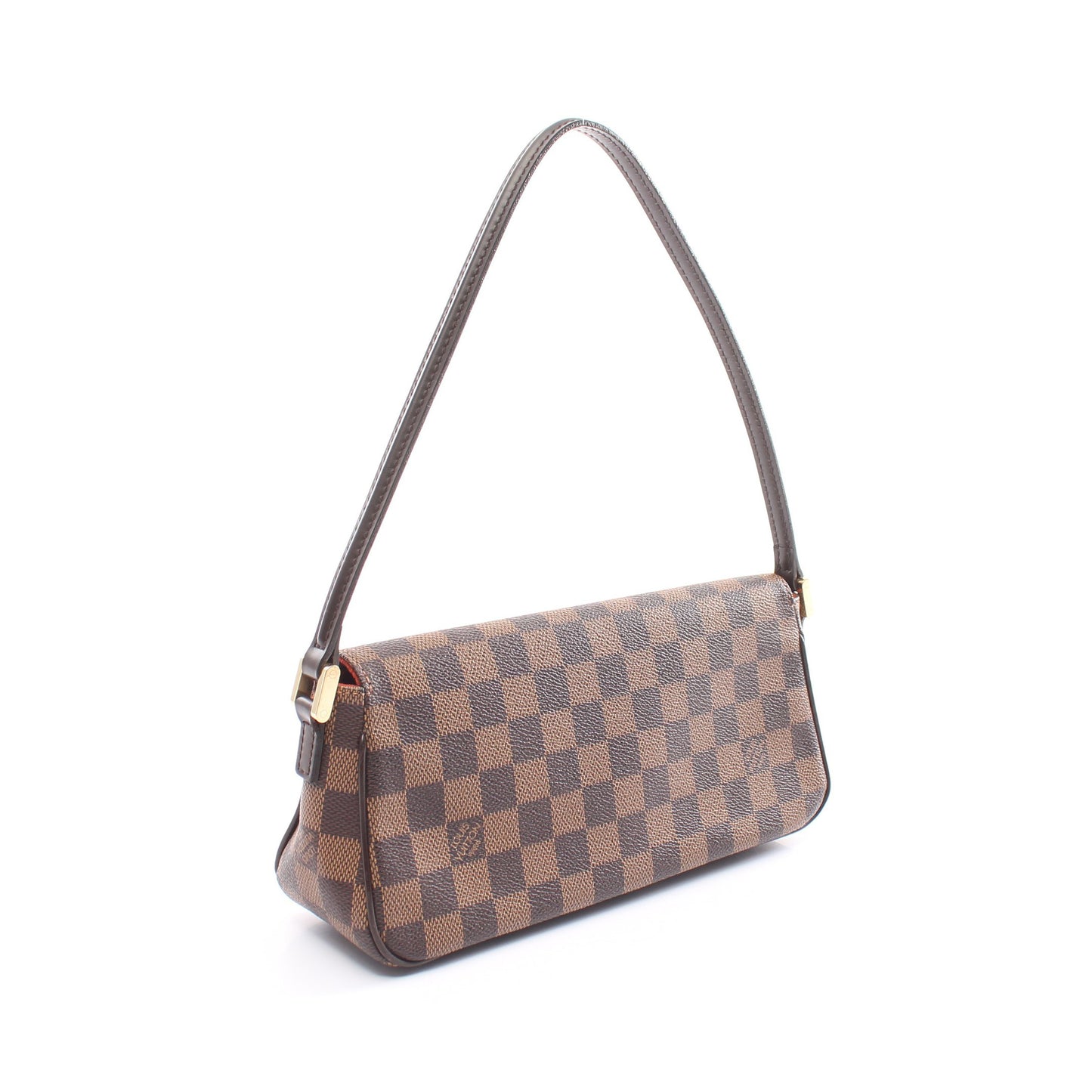 レコレータ ダミエエベヌ ハンドバッグ PVC レザー ブラウン ルイヴィトン バッグ LOUIS VUITTON