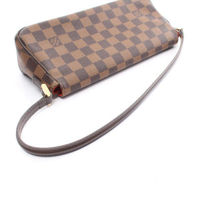 レコレータ ダミエエベヌ ハンドバッグ PVC レザー ブラウン ルイヴィトン バッグ LOUIS VUITTON