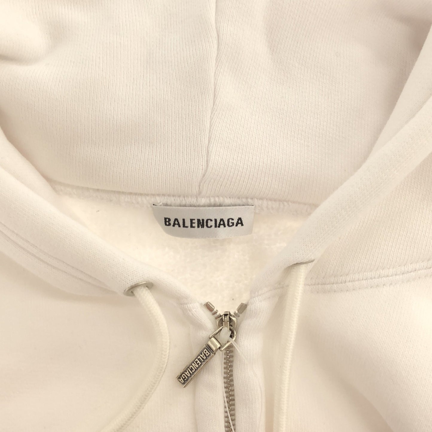 パーカー パーカー コットン ホワイト バレンシアガ アウター BALENCIAGA