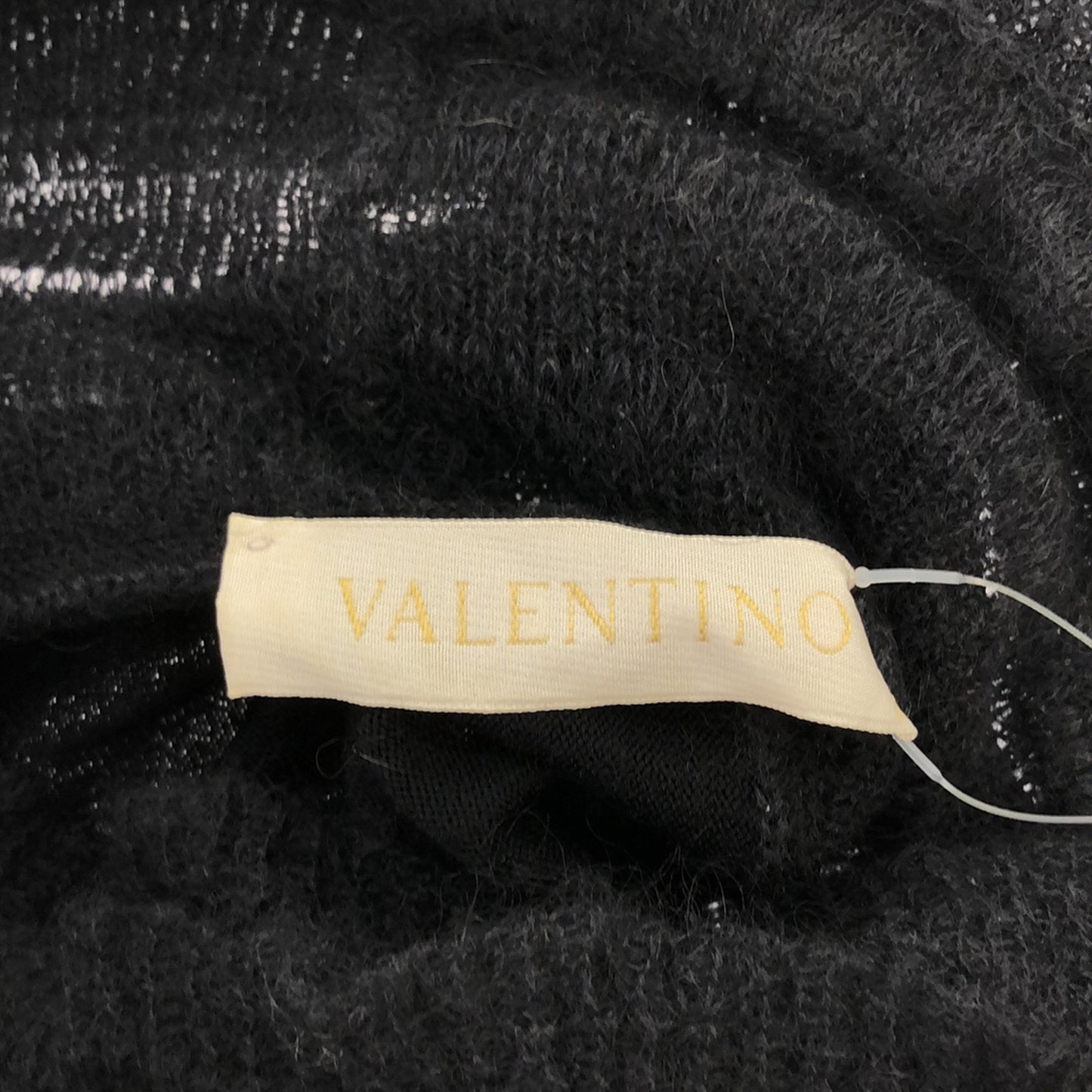 半袖ニット ニット ウール ブラック ヴァレンティノ トップス VALENTINO