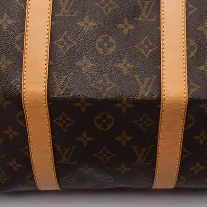 キーポル バンドリエール50 モノグラム ボストンバッグ PVC レザー ブラウン 2WAY ルイヴィトン バッグ LOUIS VUITTON
