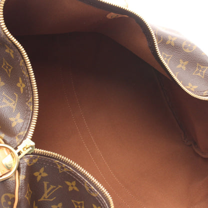 キーポル バンドリエール50 モノグラム ボストンバッグ PVC レザー ブラウン 2WAY ルイヴィトン バッグ LOUIS VUITTON