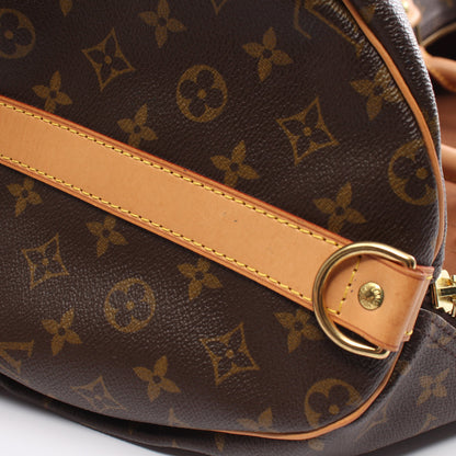 キーポル バンドリエール50 モノグラム ボストンバッグ PVC レザー ブラウン 2WAY ルイヴィトン バッグ LOUIS VUITTON