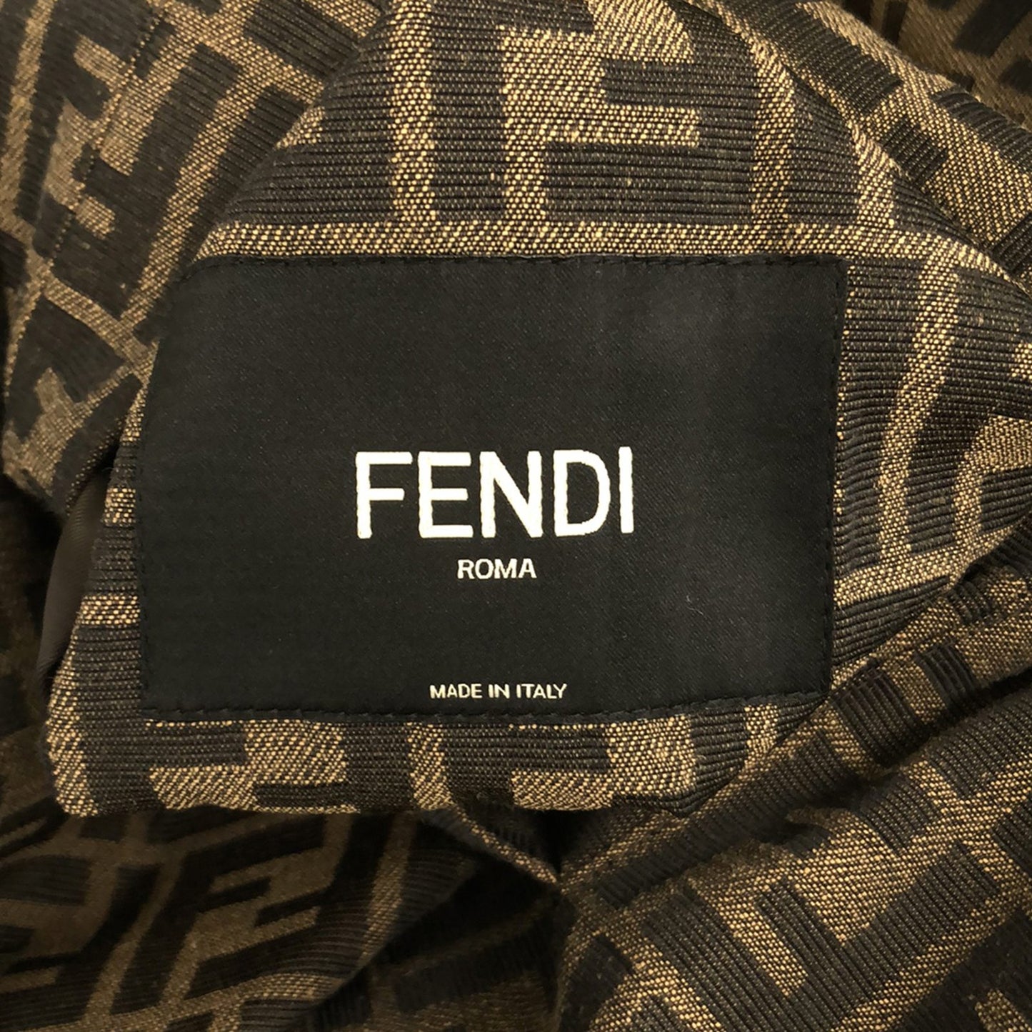 トレンチコート トレンチコート コットン ベージュ フェンディ アウター FENDI