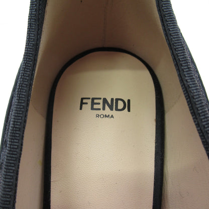 ヒールパンプス ストラップ付 パンプス その他 サテン ブラック ベージュ フェンディ シューズ FENDI