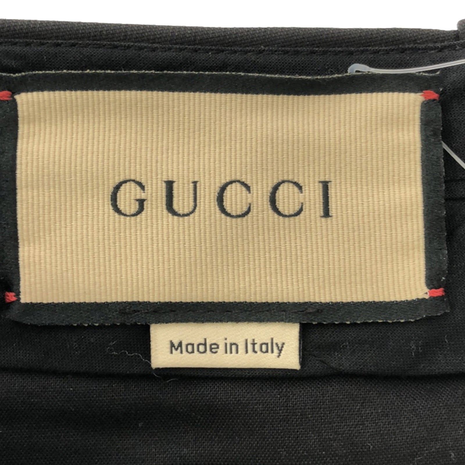 パンツ スラックス トラウザーズ シルク ウール ブラック グッチ ボトムス GUCCI