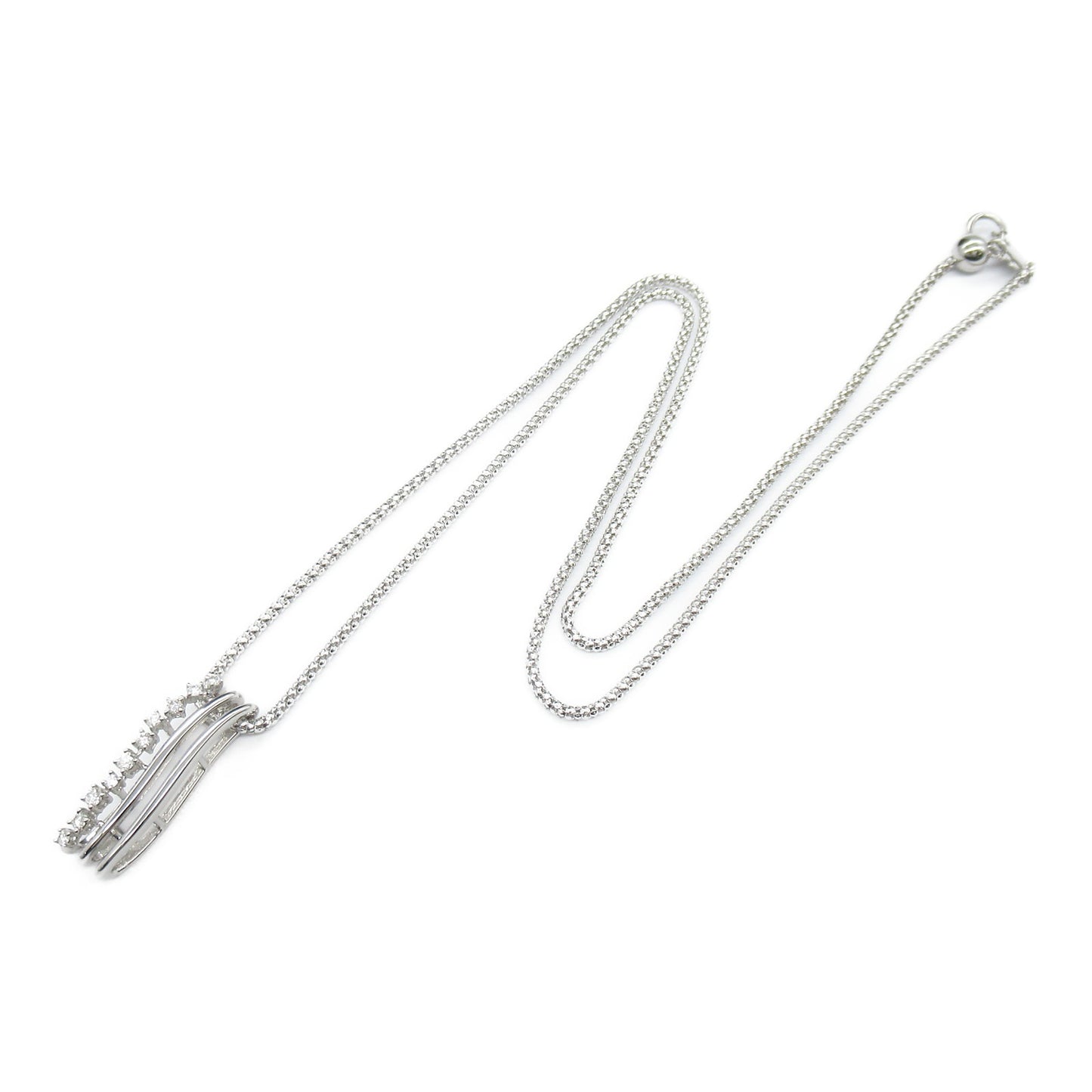 ダイヤ ネックレス ネックレス K18WG（ホワイトゴールド） ダイヤモンド クリア タサキ アクセサリー TASAKI