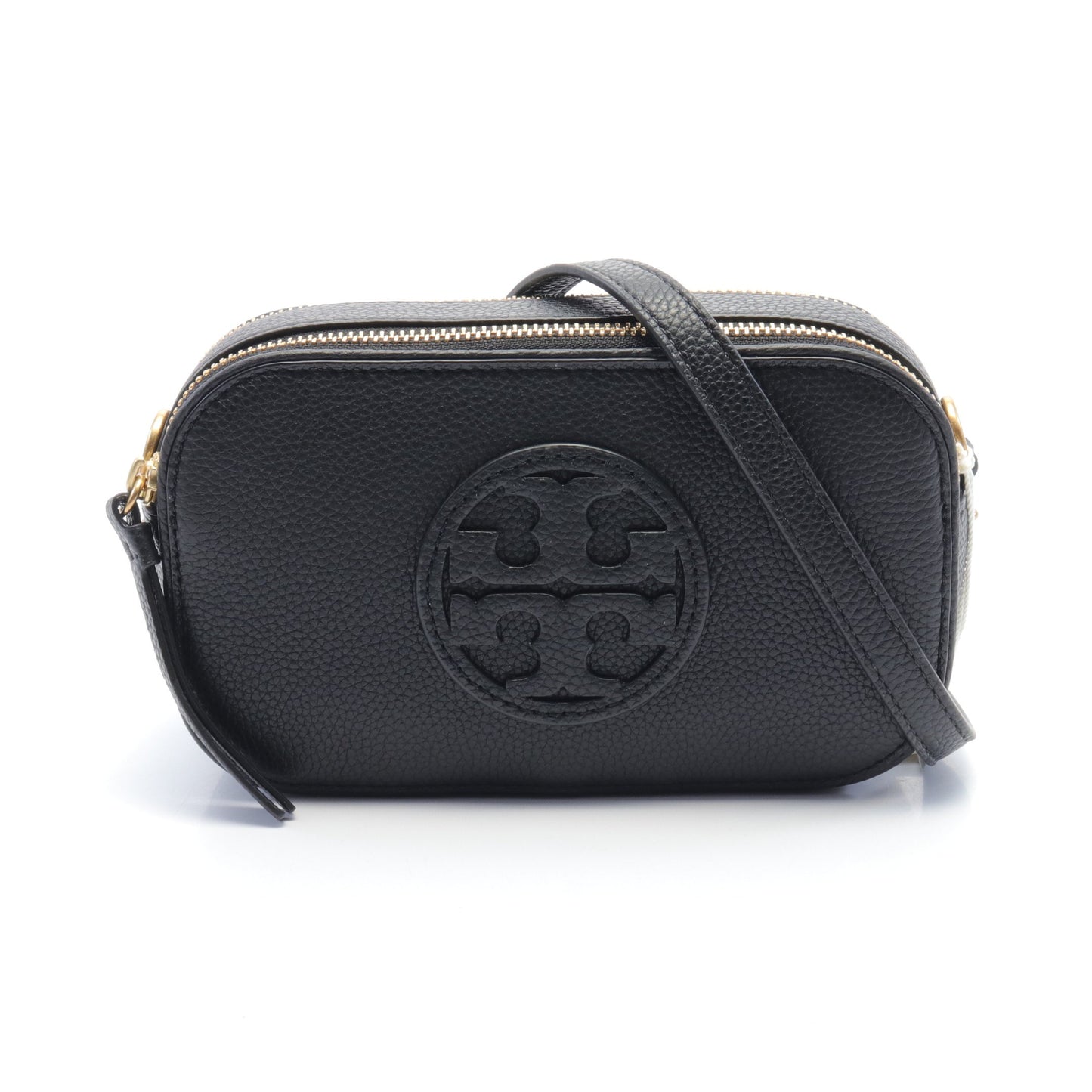 MILLER MINI CROSSBODY BAG ミラー ショルダーバッグ レザー ブラック トリーバーチ バッグ TORY BURCH