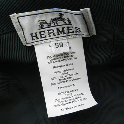 セリエキャップ ビーニー カシミヤ グリーン エルメス 財布・小物 HERMES