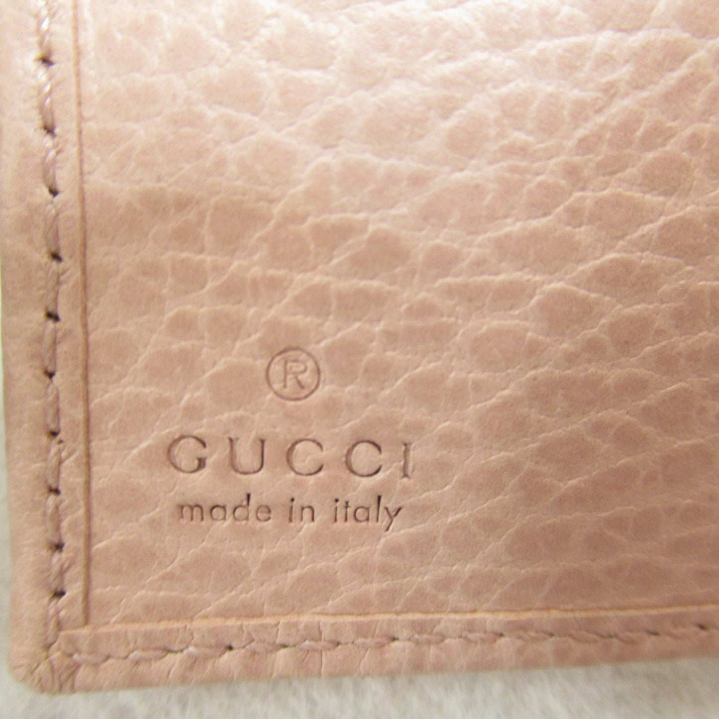 Wホック財布 Wホック財布 レザー ピンク グッチ 財布・小物 GUCCI