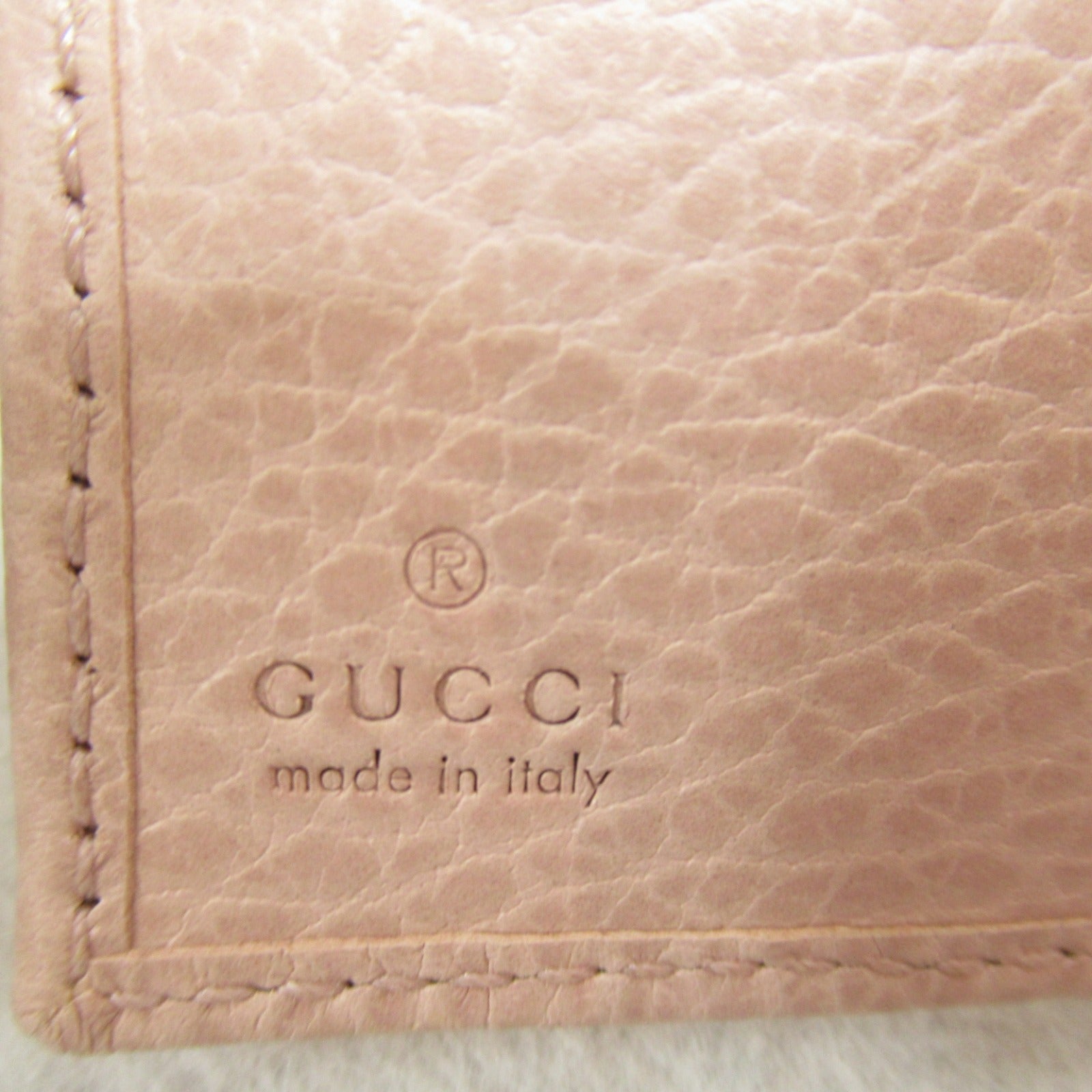 Wホック財布 Wホック財布 レザー ピンク グッチ 財布・小物 GUCCI