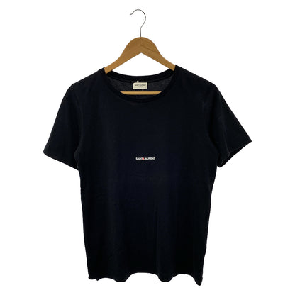 Tシャツ Tシャツ コットン ブラック サンローラン トップス Saint Laurent