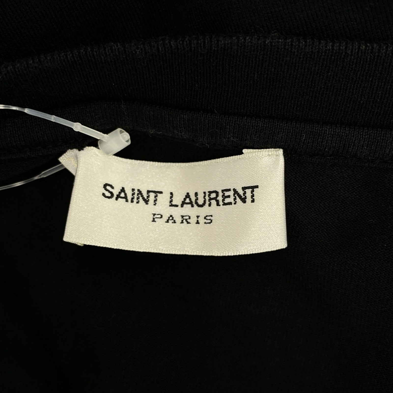 Tシャツ Tシャツ コットン ブラック サンローラン トップス Saint Laurent