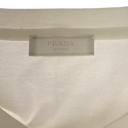 Tシャツ Tシャツ コットン ホワイト プラダ トップス PRADA