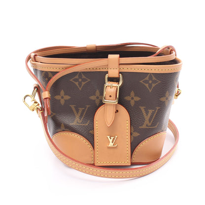 ノエ パース モノグラム ショルダーバッグ PVC レザー ブラウン ルイヴィトン バッグ LOUIS VUITTON