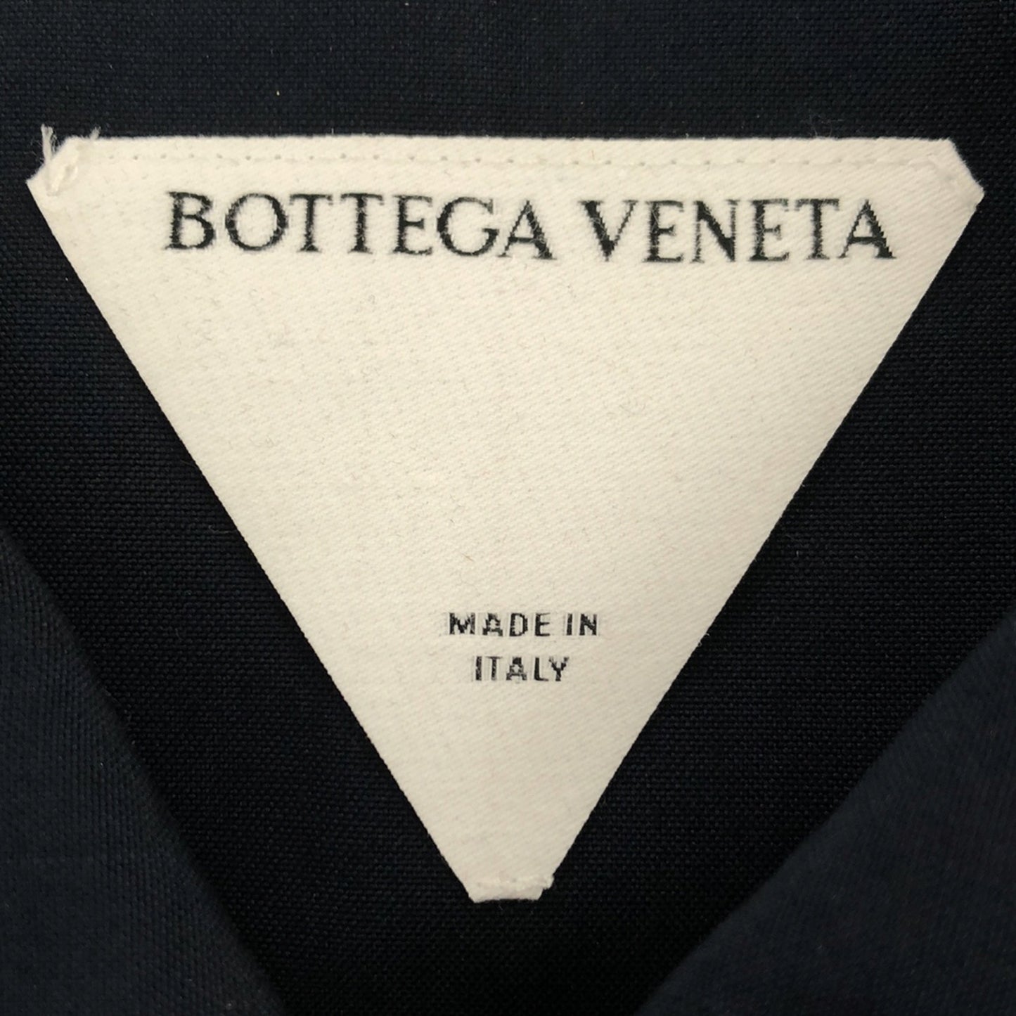 シャツ シャツ コットン ネイビー ボッテガヴェネタ トップス BOTTEGA VENETA