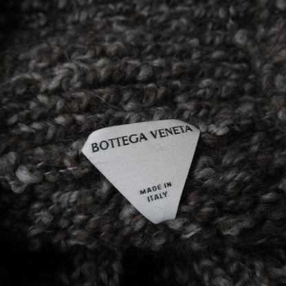 アルパカ ショールカラー カーディガン カーディガン ウール グレー ボッテガヴェネタ トップス BOTTEGA VENETA