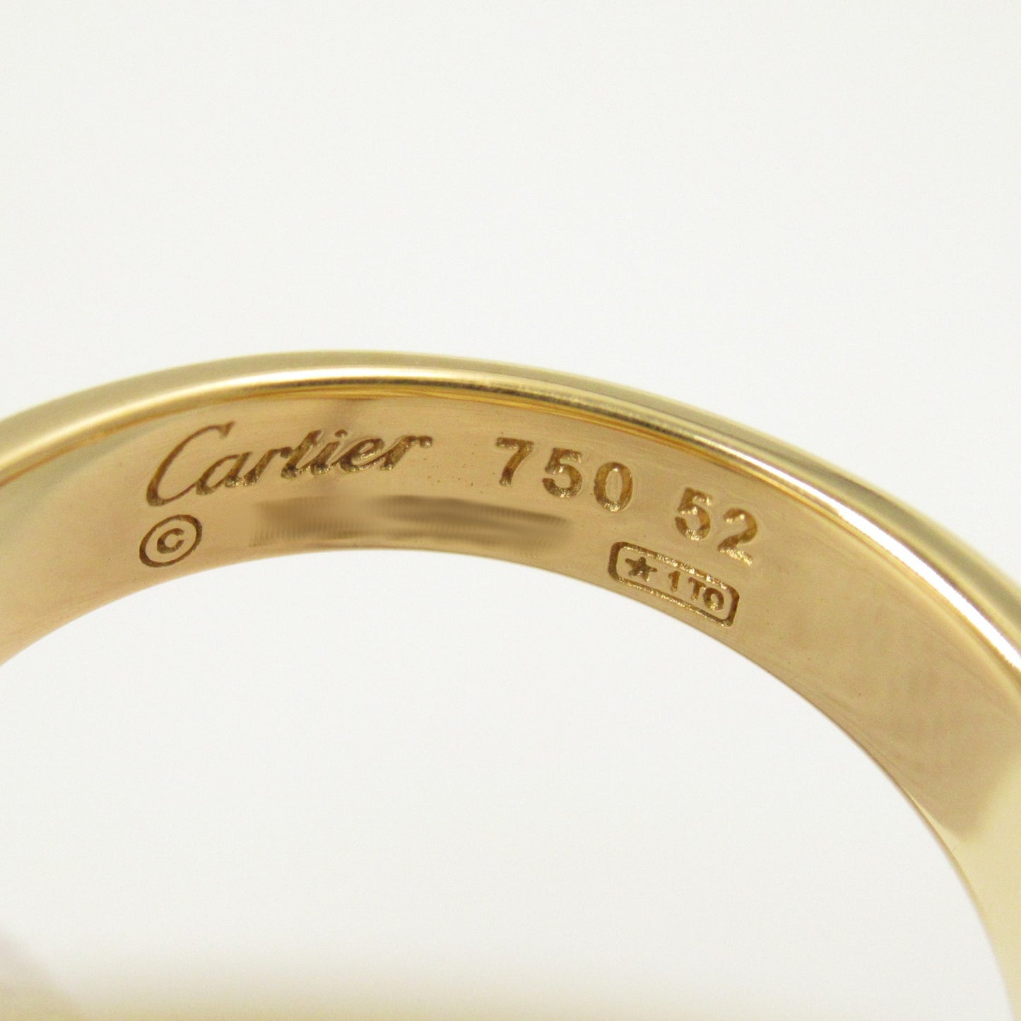 パシャグリッド シェル リング リング 指輪 K18（イエローゴールド） シェル ホワイト カルティエ アクセサリー Cartier