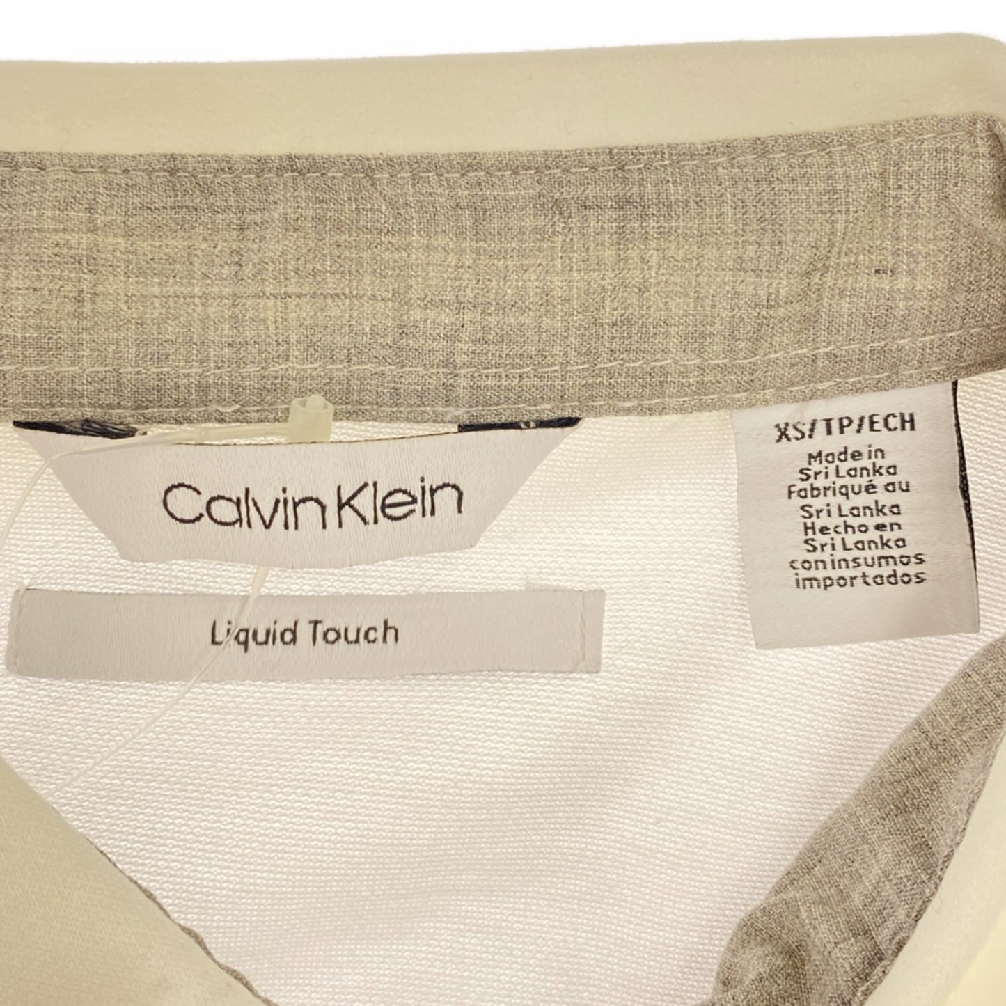 長袖ポロシャツ ポロシャツ コットン ホワイト カルバンクライン トップス Calvin Klein