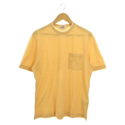 Tシャツ Tシャツ コットン イエロー エルメス トップス HERMES