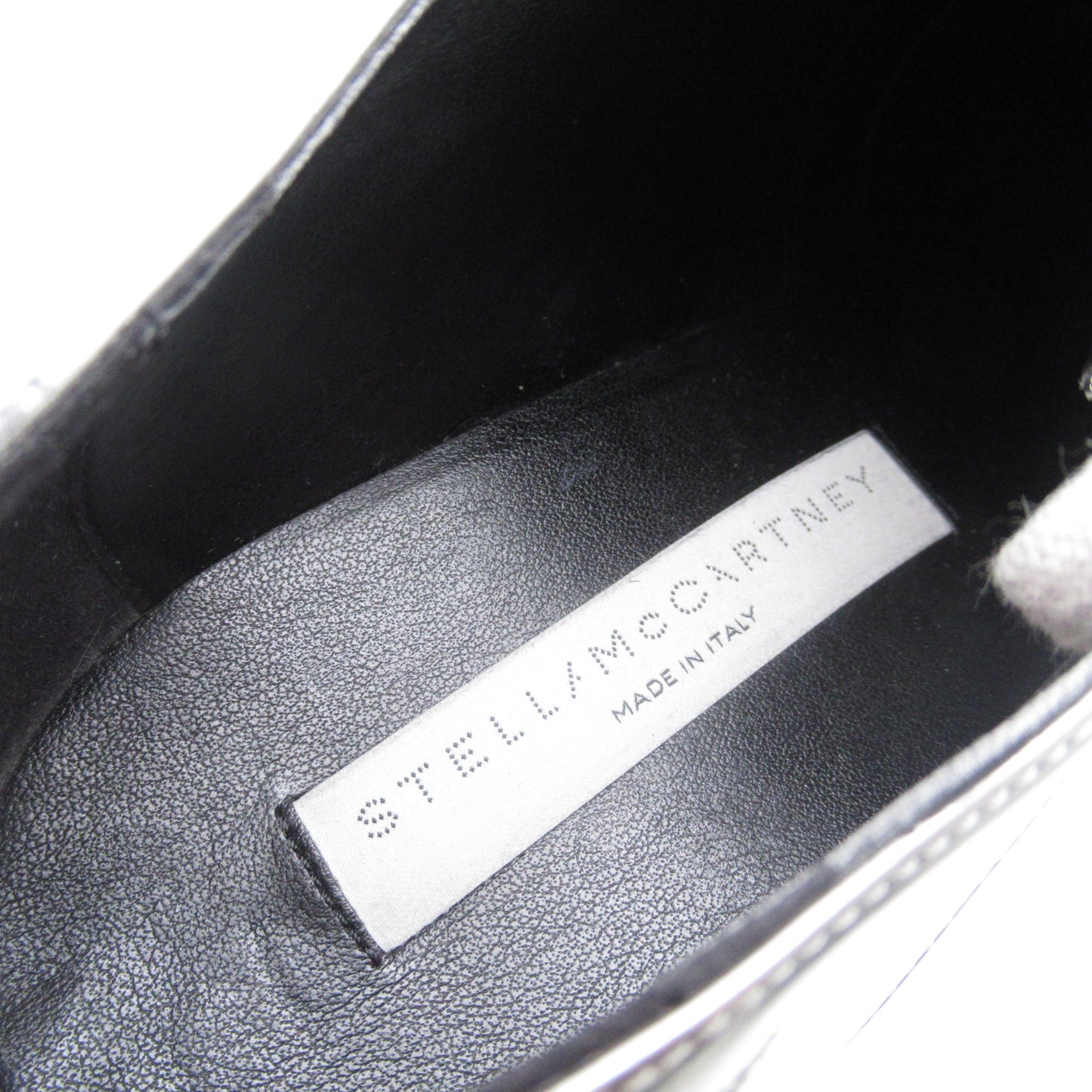 スニーカー スニーカー レザー エナメル シルバー ステラマッカートニー シューズ Stella McCartney